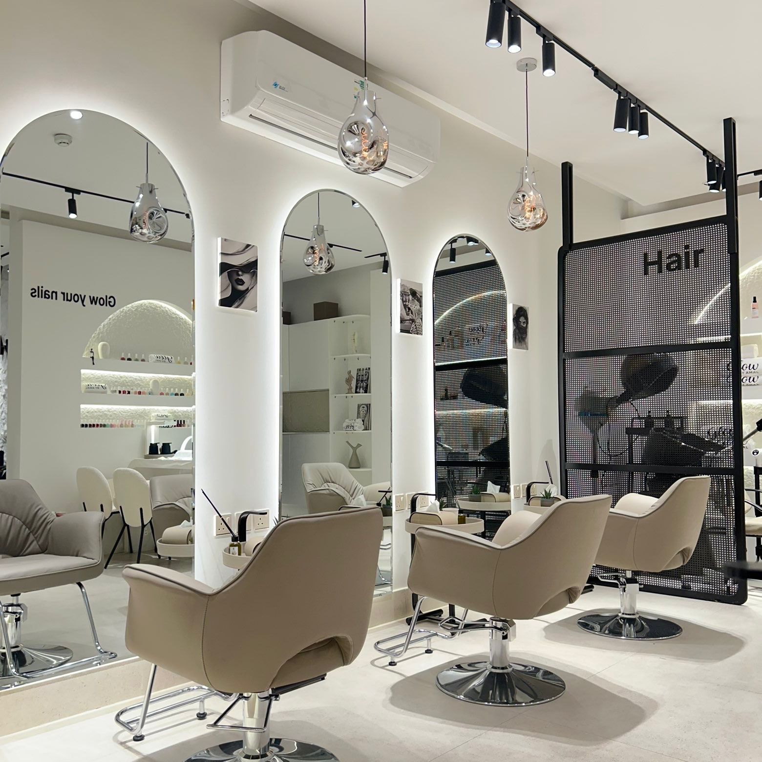 Luxury salon interior